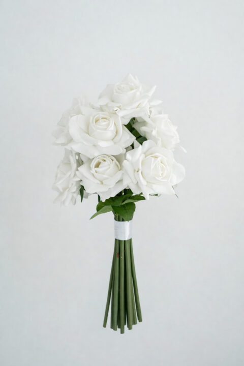 Bridal Bouquest white roses