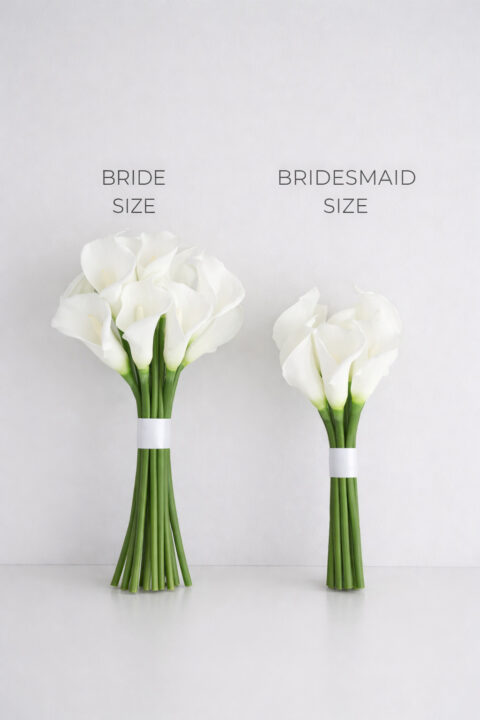 Bride size and Bridemaid size – Calla lilly Bouquet