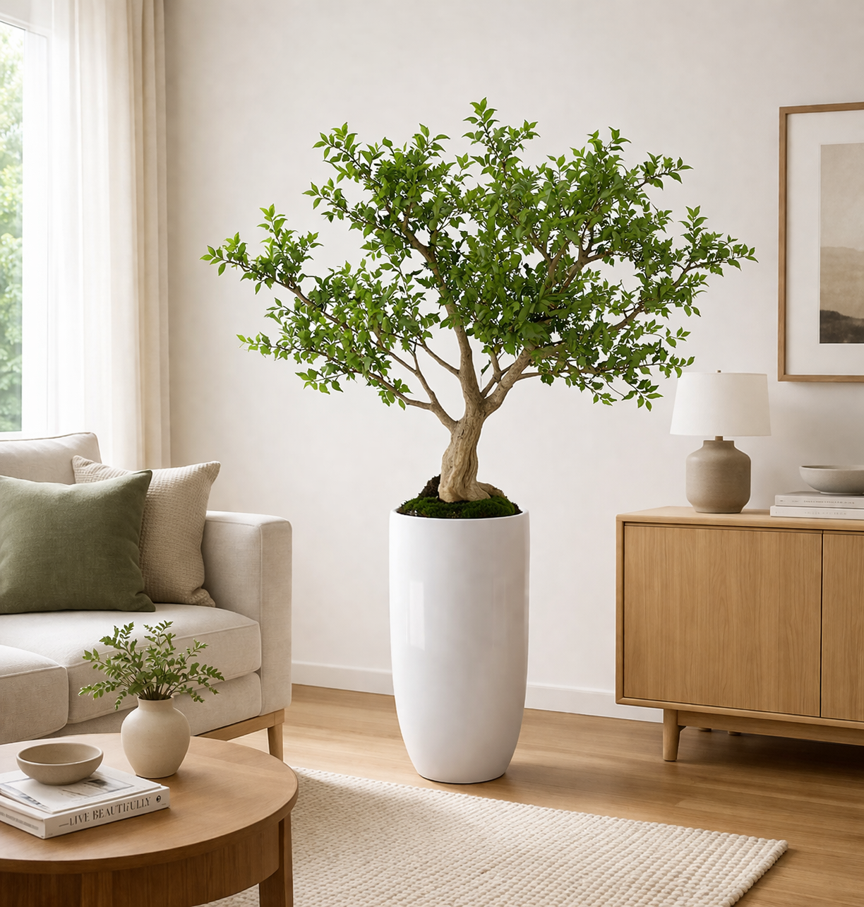 Artificial Rhaphiolepis Indica Tree
