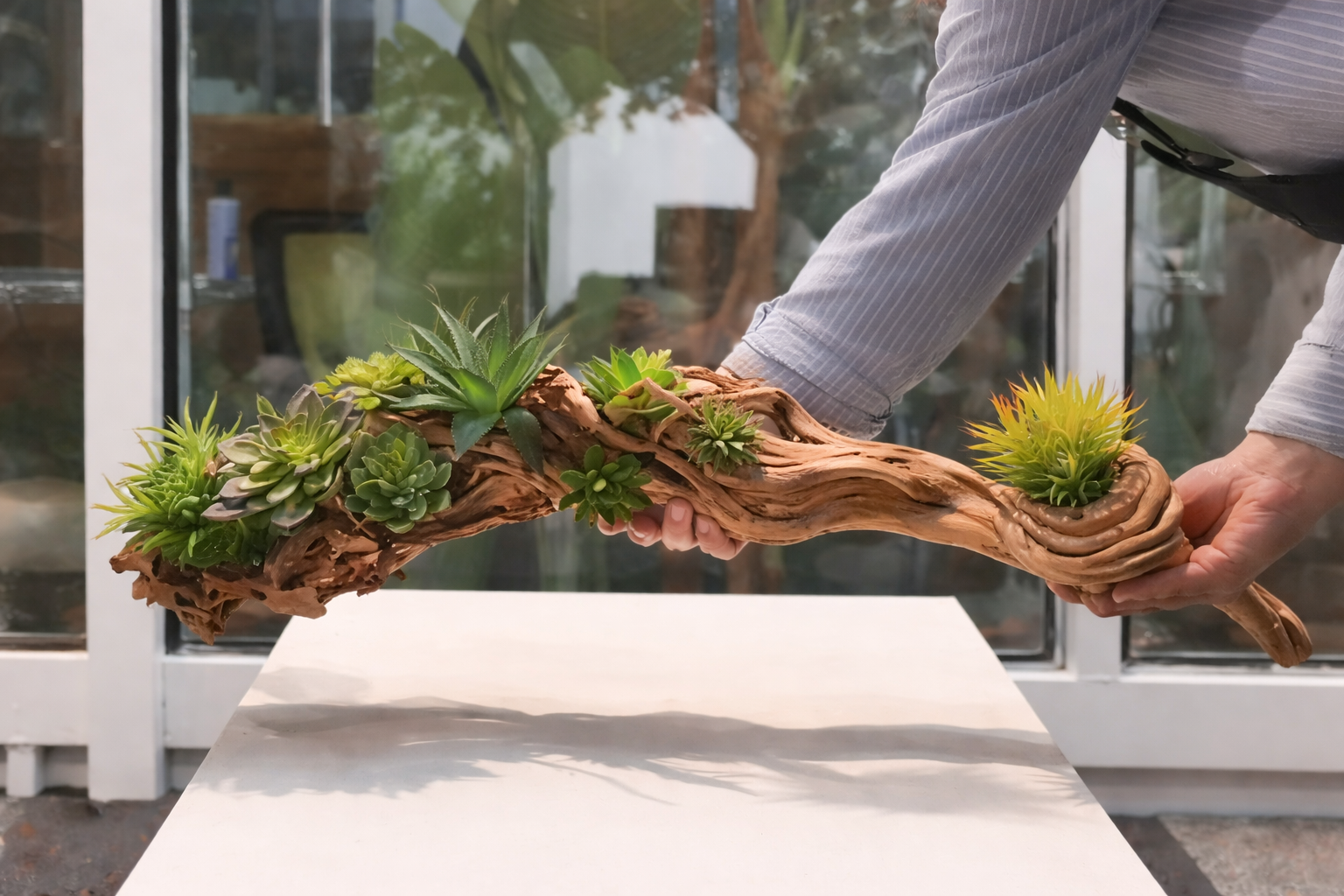 Artificial Plant Arrangement - Custom Simulated rose tree