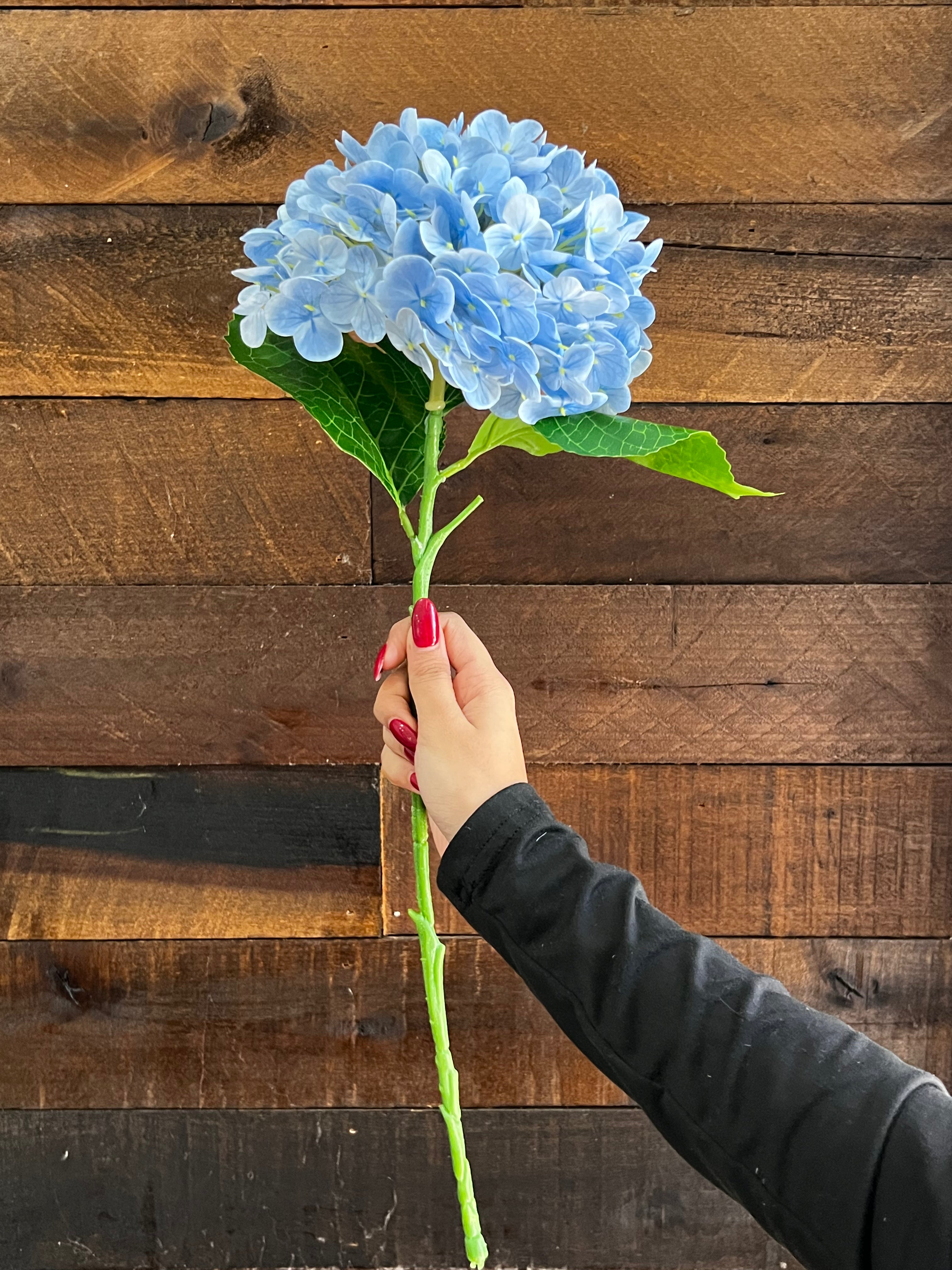 Real Touch Hydrangea - Blue