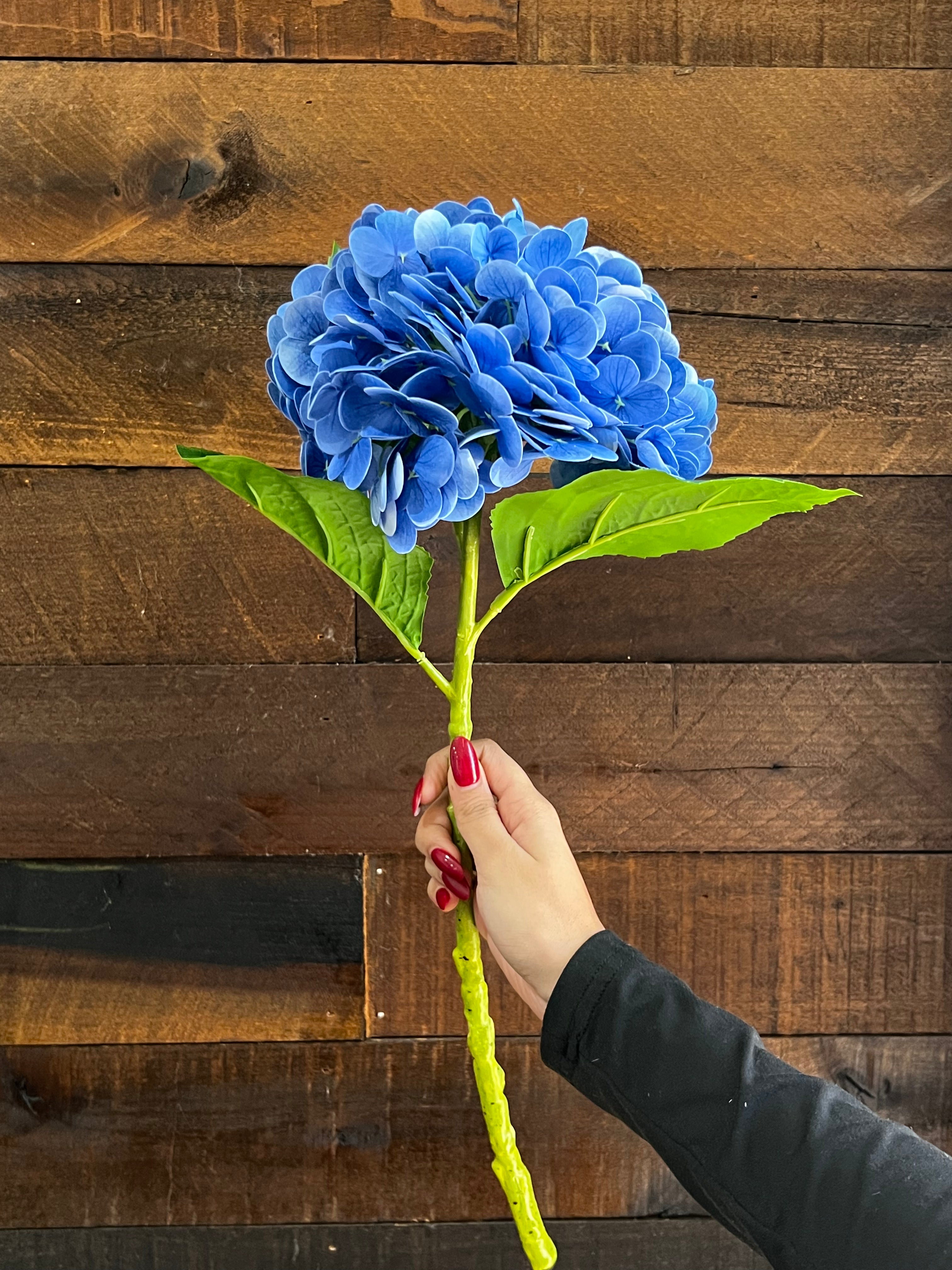 Real Touch Hydrangea - Dark Blue