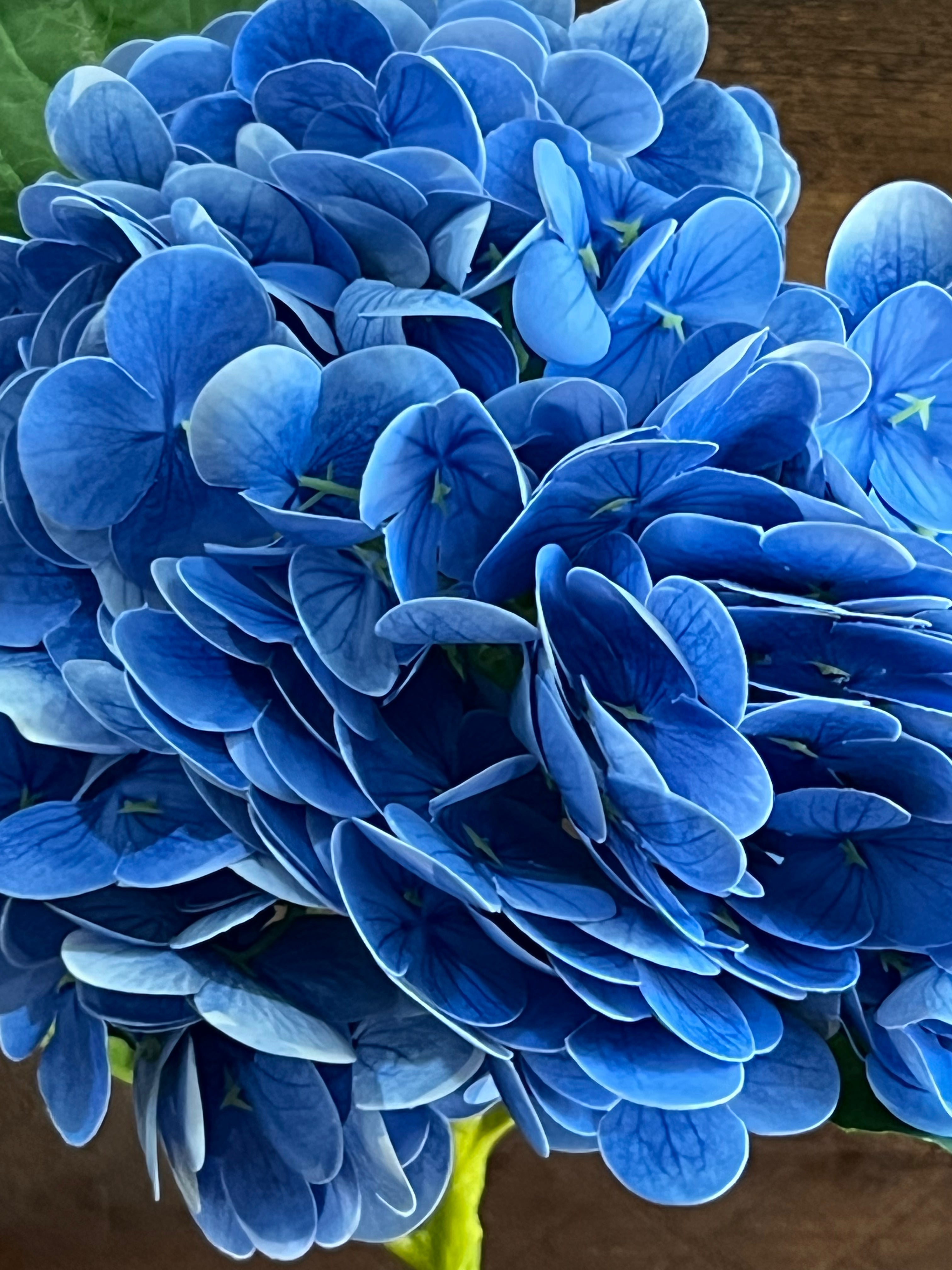 Real Touch Hydrangea - Dark Blue