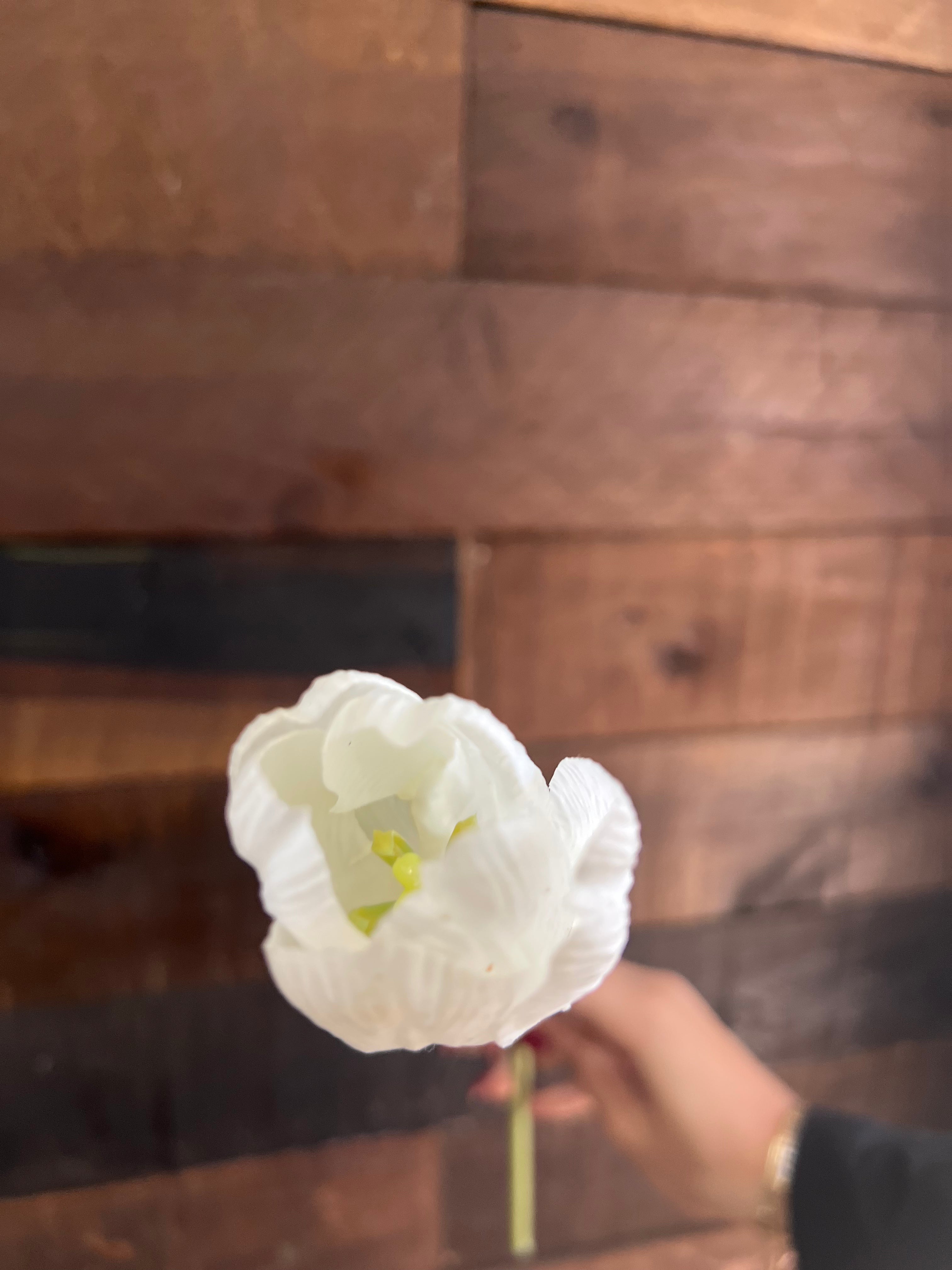 Real Touch Tulip - White
