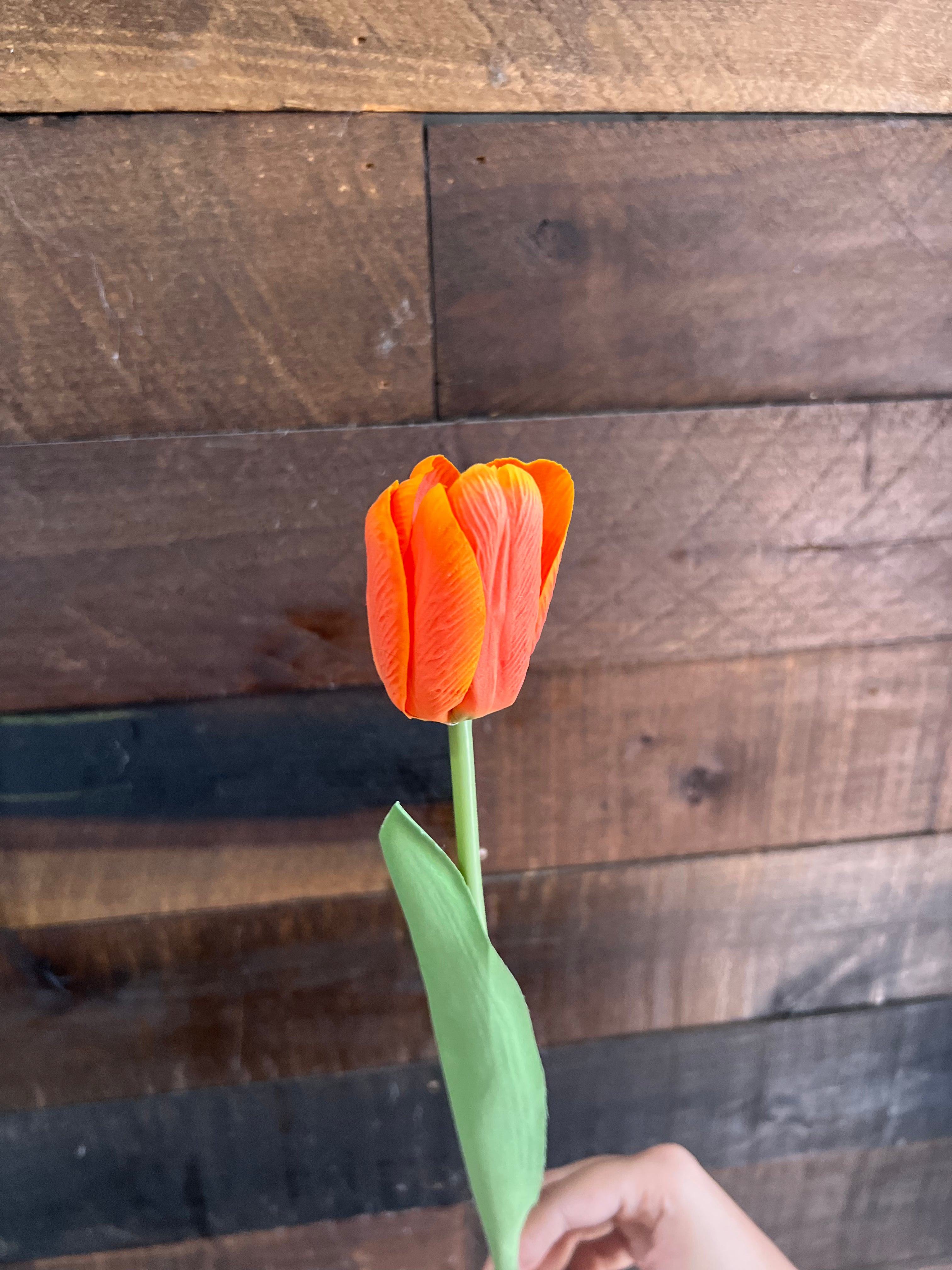 Real Touch Tulip - Orange