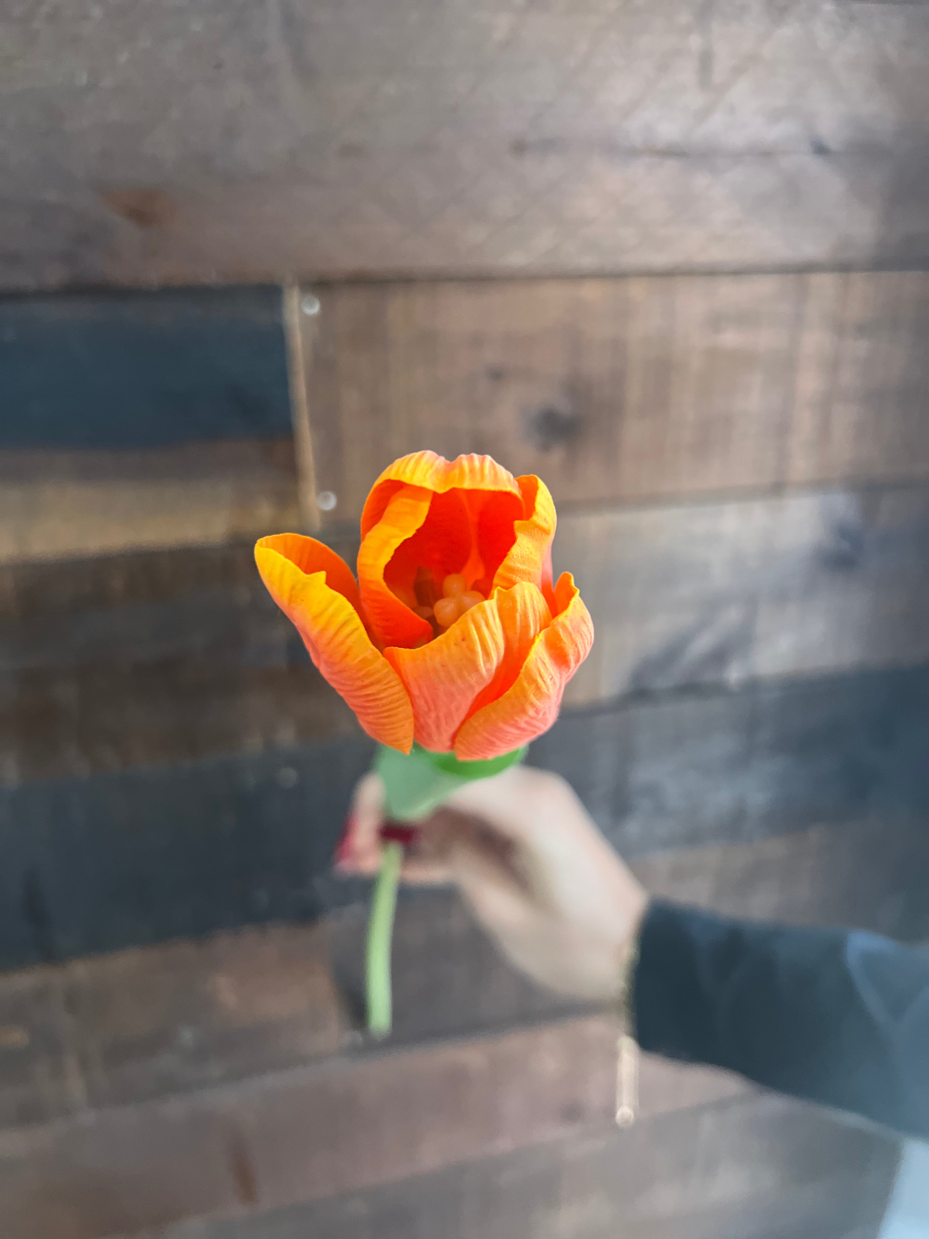 Real Touch Tulip - Orange