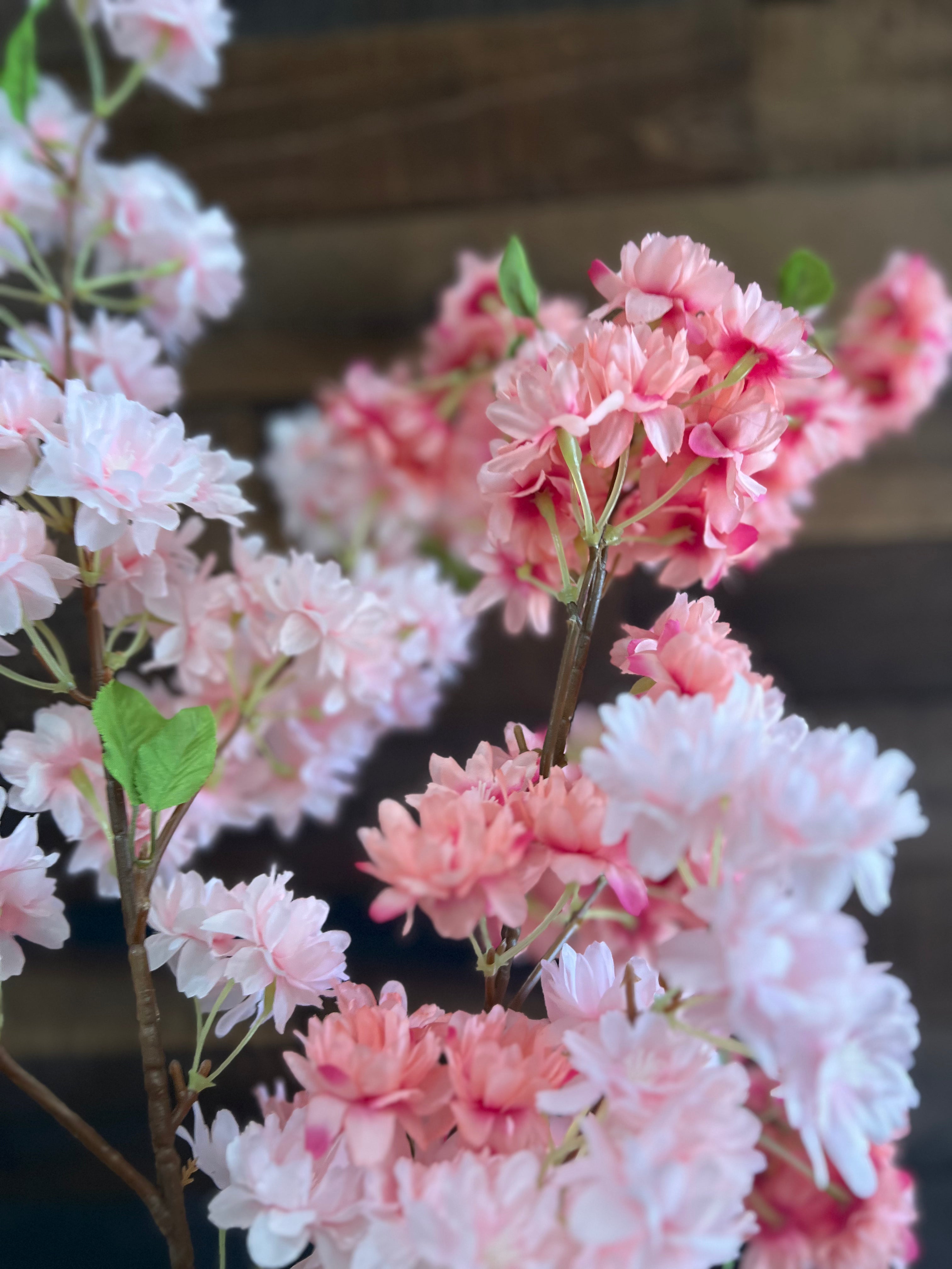 Cherry Blossom Stem - Light Pink and Pink Combination