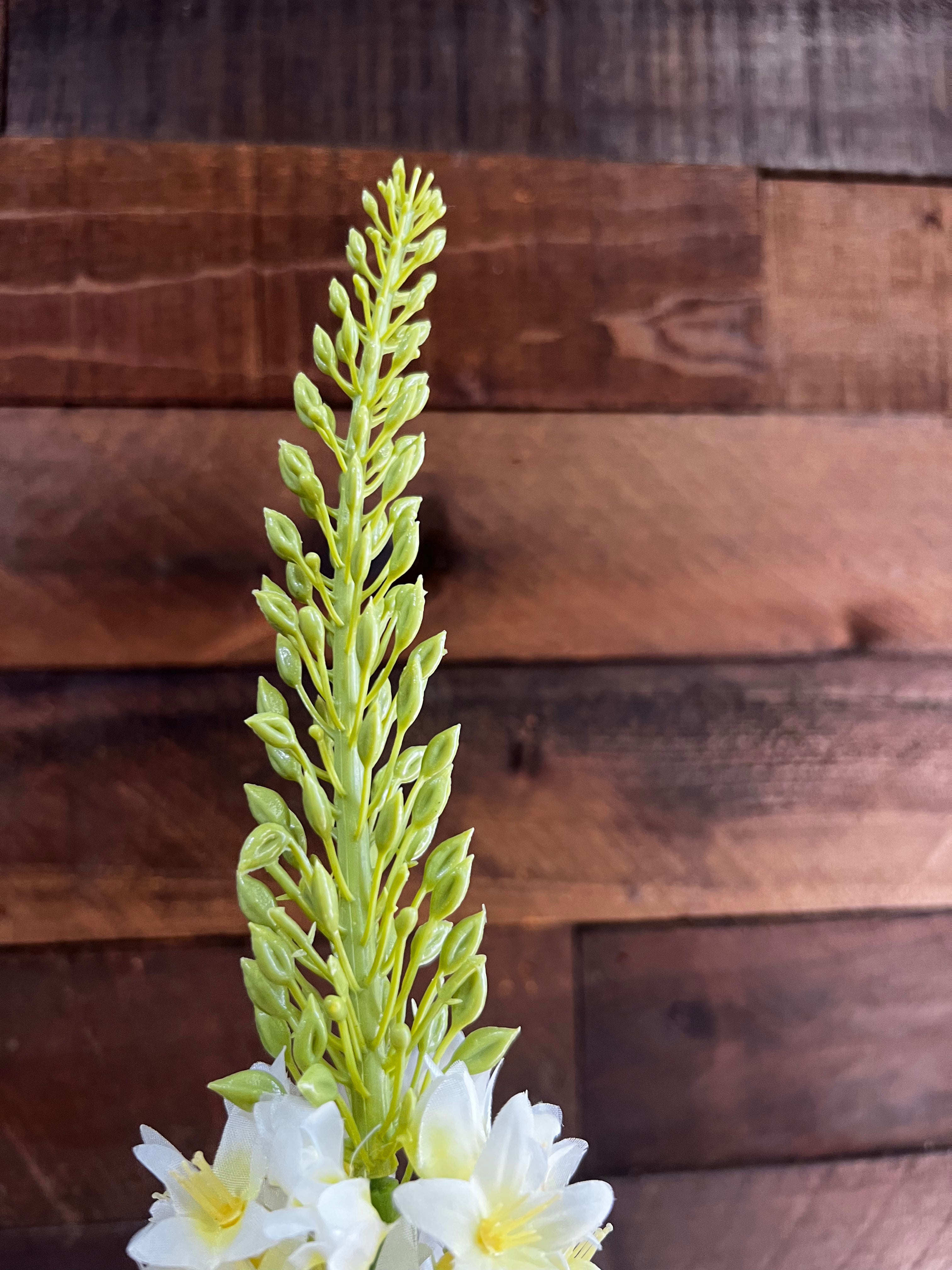 Foxtail Lily (Real Touch) White- Ivory
