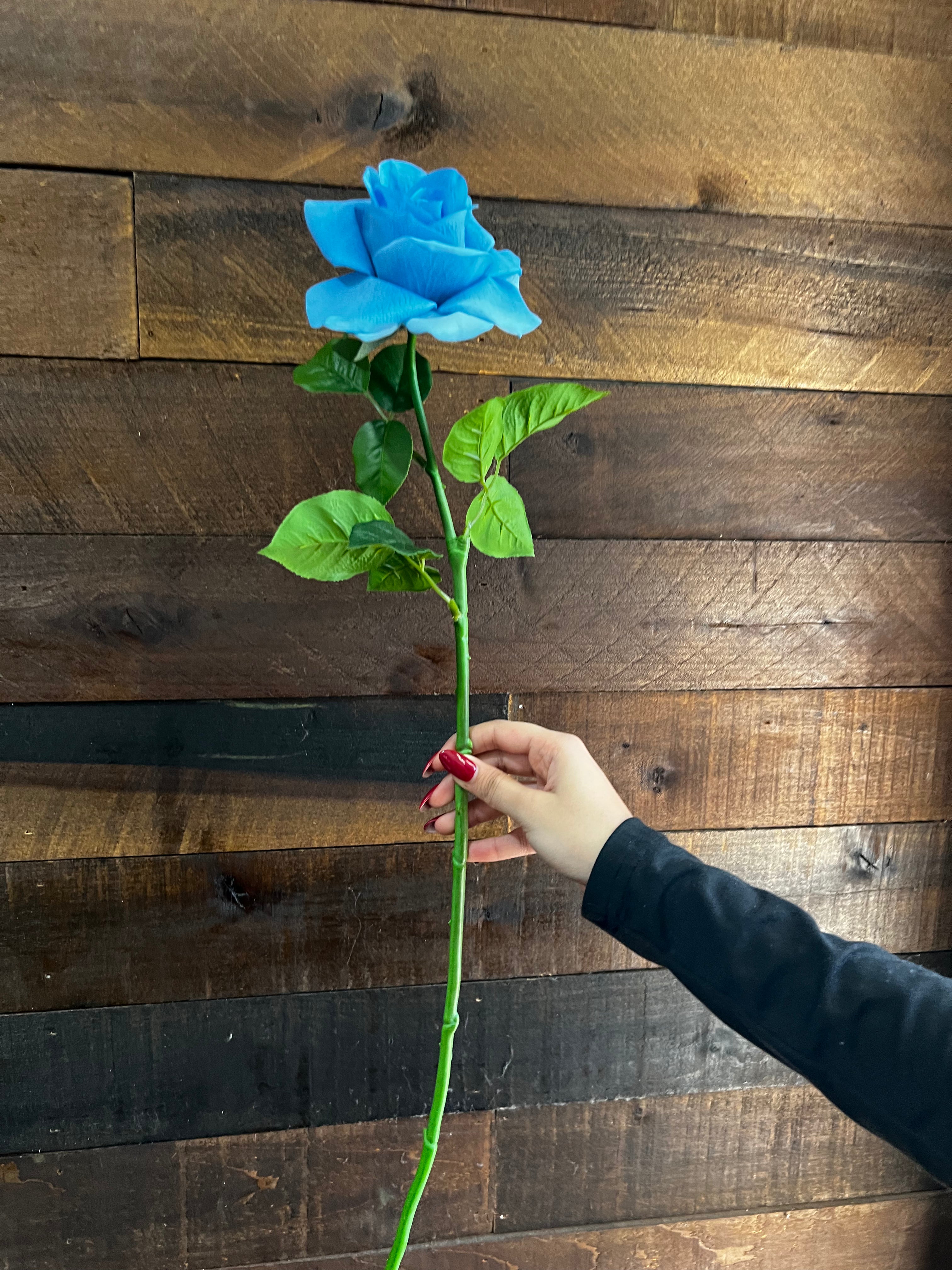 Real Touch - Light Blue Rose