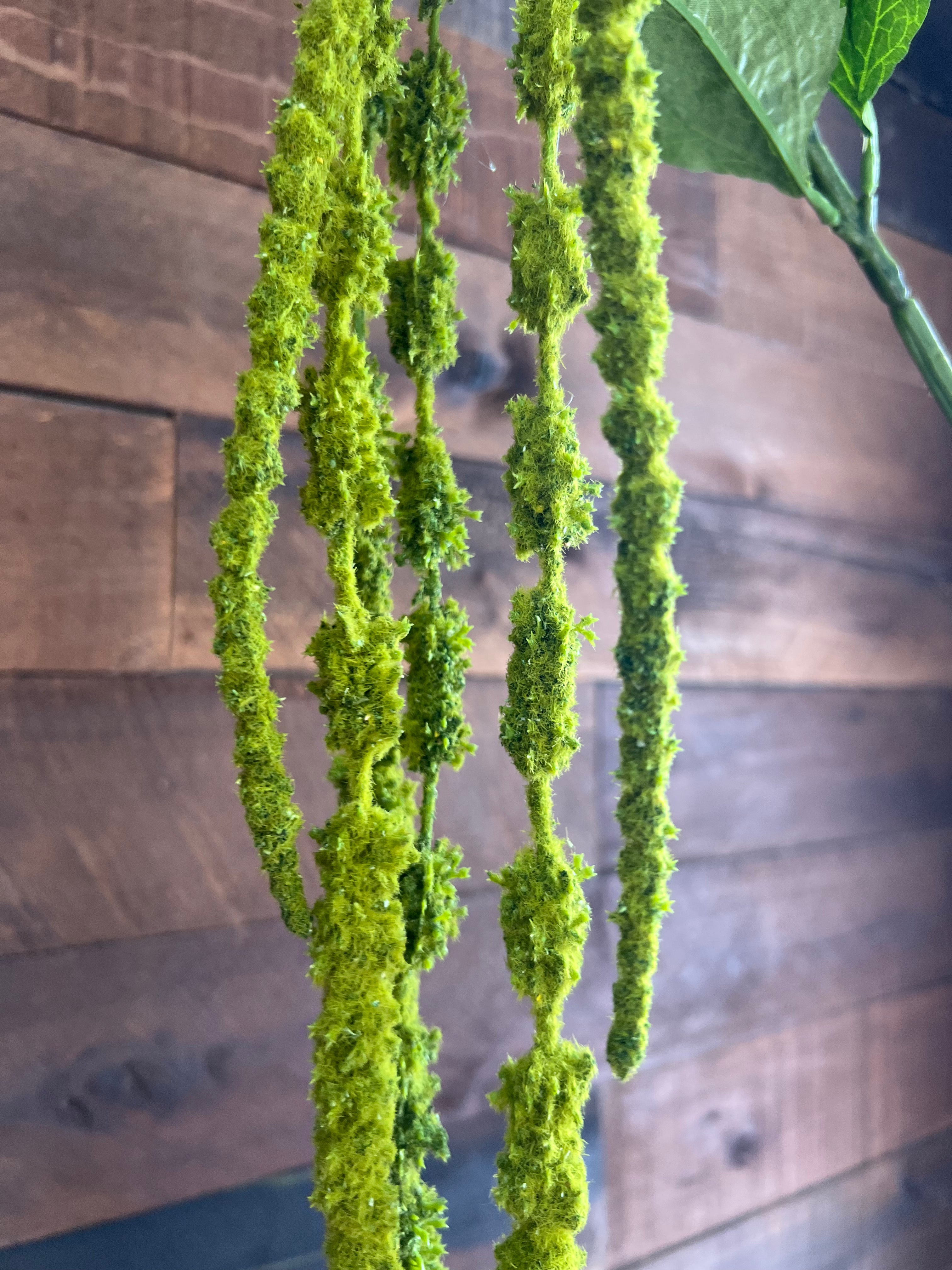 Real Touch Green Hanging Amaranthus