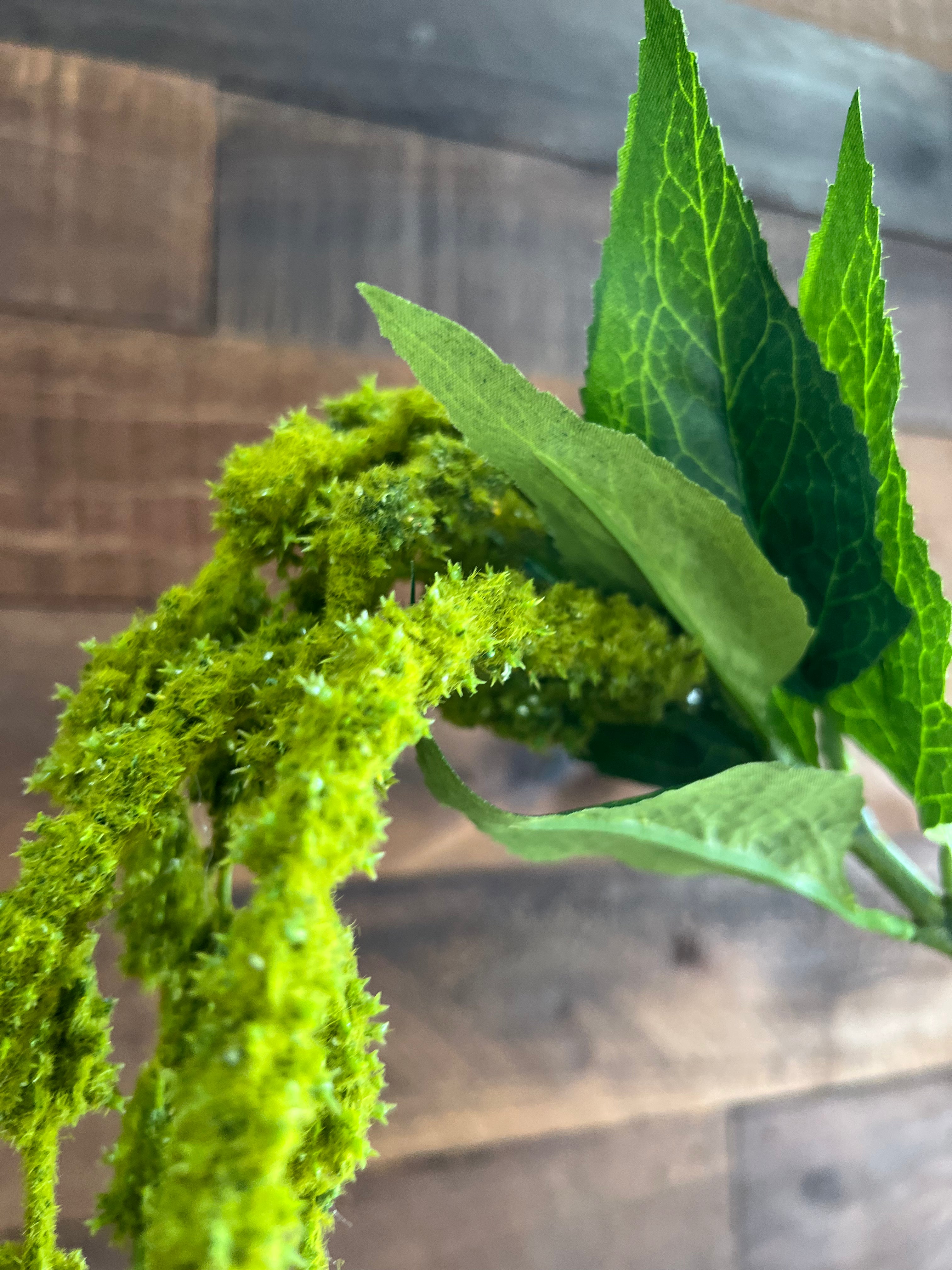 Real Touch Green Hanging Amaranthus