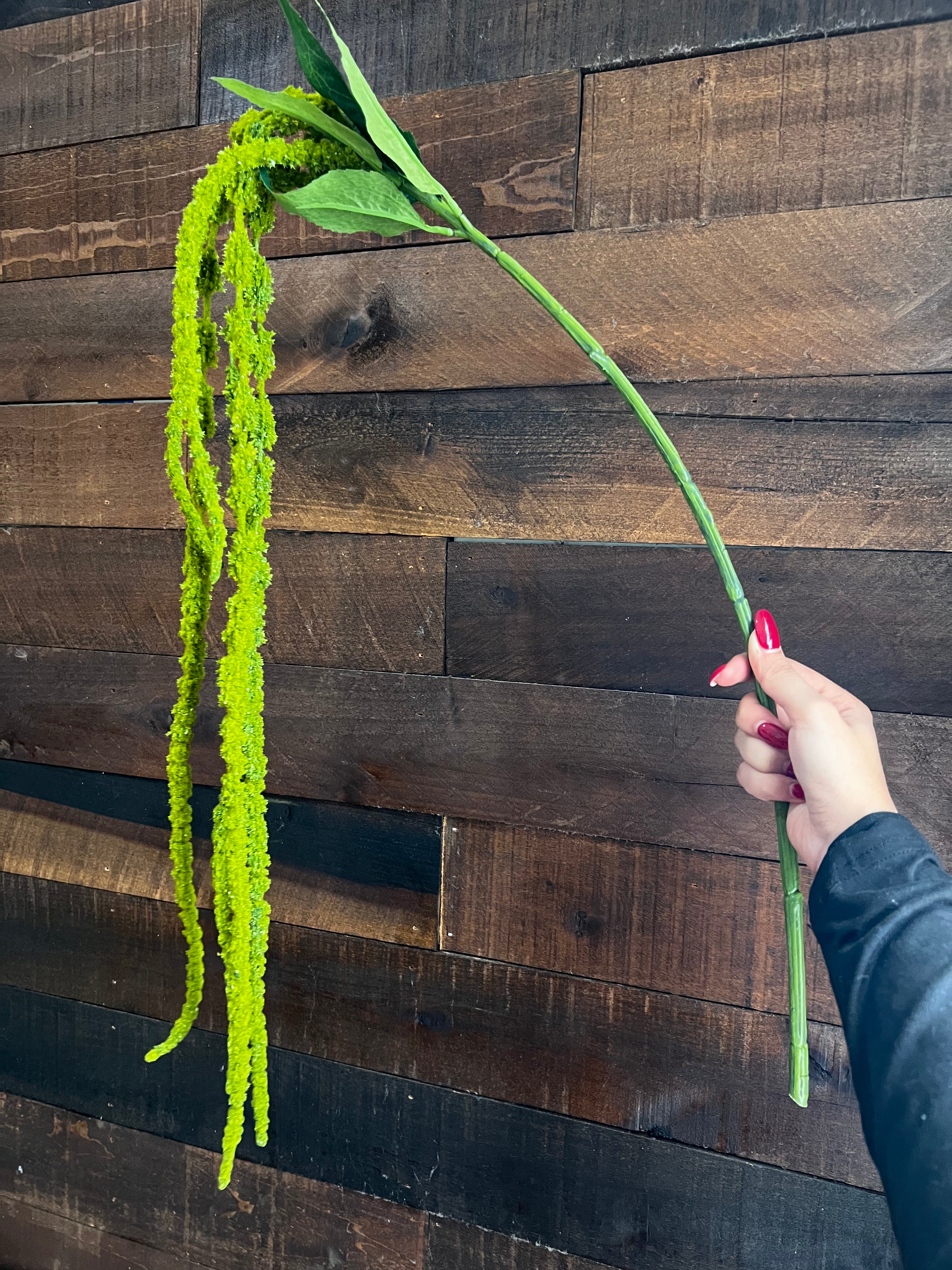 Real Touch Green Hanging Amaranthus
