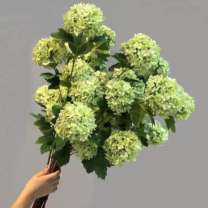 Real Touch Hydrangea - Green