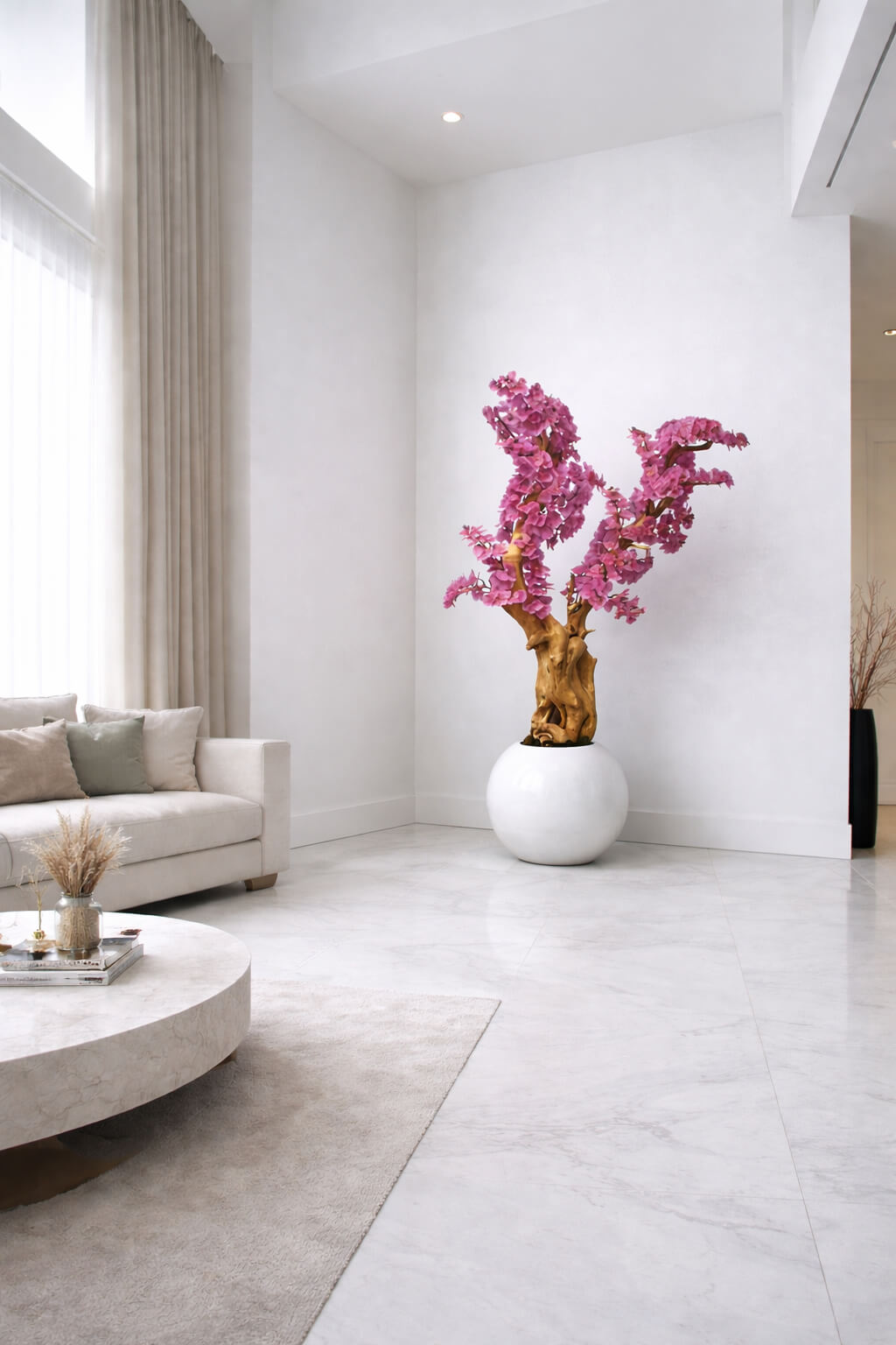 Artificial Orchid Flower with Pot