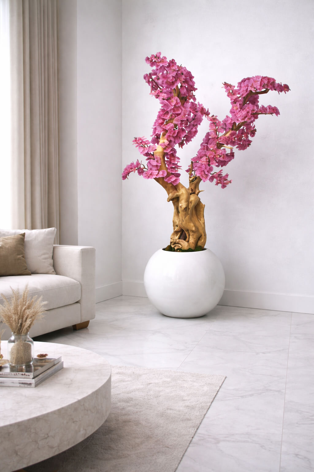 Artificial Orchid Flower with Pot
