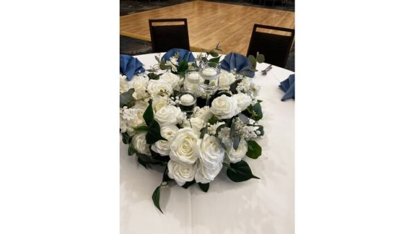 Centerpiece - Floral Hollow with Candles - Image 7