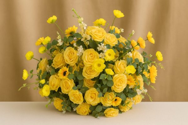Golden Hour Garden Floral Arrangement