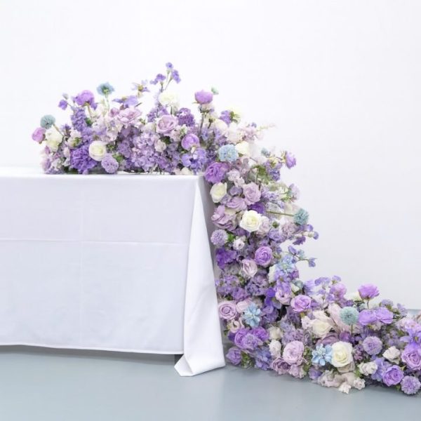Lilac Bloomfall Floral Runner