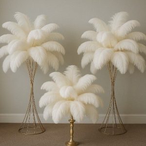 Ivory Pampas Plume Floral Arrangement