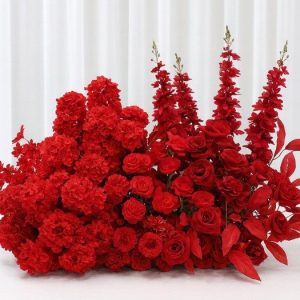 Ruby Rush Aisle Floral Arrangement