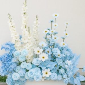 Azure Bloom Aisle Floral Arrangement